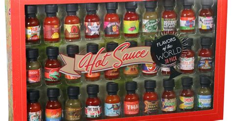 Walmarts Hot Sauce T Set Comes With 30 Tiny Bottles
