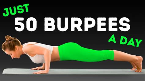 I Did Just 50 Burpees A Day Heres What Happened In A Month Youtube