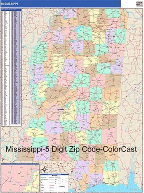 Mississippi Zip Code Map Printable Images And Photos Finder