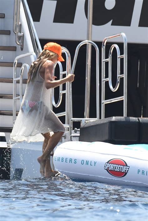Heidi Klum With Leni Klum Soak On A Luxury Yacht In Capri GotCeleb