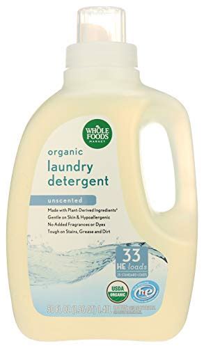 Whole Foods Market Organic Laundry Detergent 33 He Loads Unscented