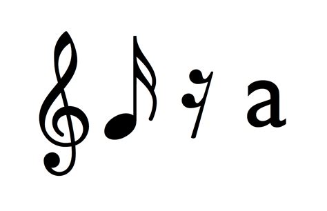 Word Fonts With Music Symbols Retnice