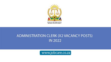 Administration Clerk X2 Vacancy Posts In 2022 Jobcare