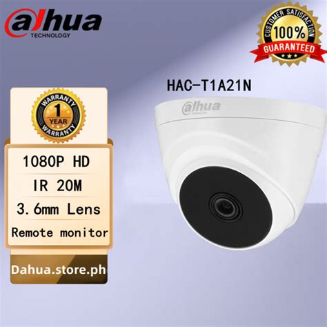 Dahua Cctv Camera 2mp5mphac T1a21 Full Hd Smart Ir Length 20 M