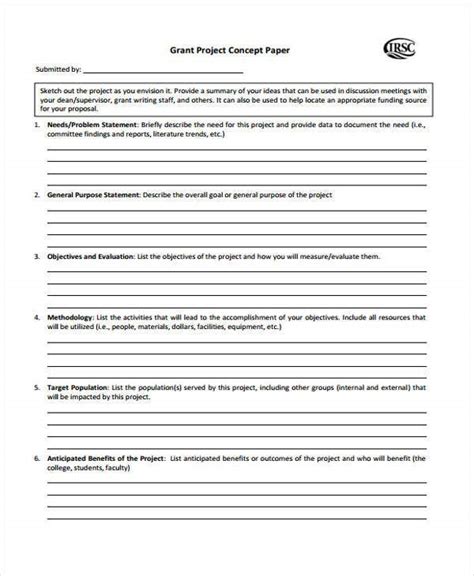 To create a successful one give concrete examples of how you will assess your project. 11+ Printable Paper Templates | Free & Premium Templates