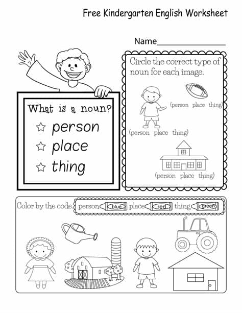 Kindergarten Worksheets PDF Free Download | Learning Printable