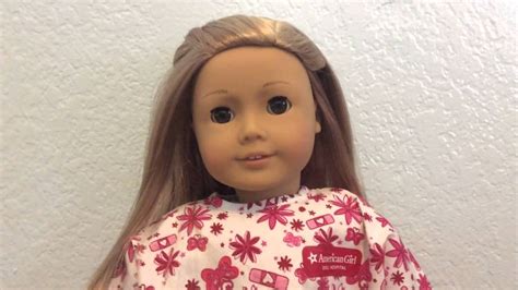 american girl isabelle is back from the doll hospital youtube