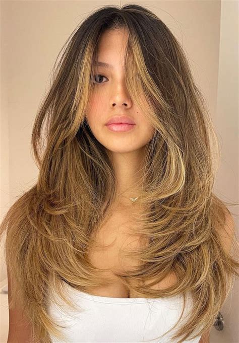 Flowing Elegance 40 Long Layered Haircuts Ideas Ethereal Blonde Ombre
