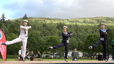 Sailors Hornpipe Highland Dance Competition During Kenmore Highland Games In Scotland Youtube