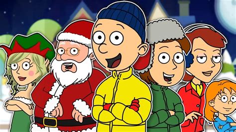 Caillou Gets Ungrounded On Christmas Day Youtube