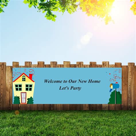 Housewarming Party Banner New House T Party Sign Etsy