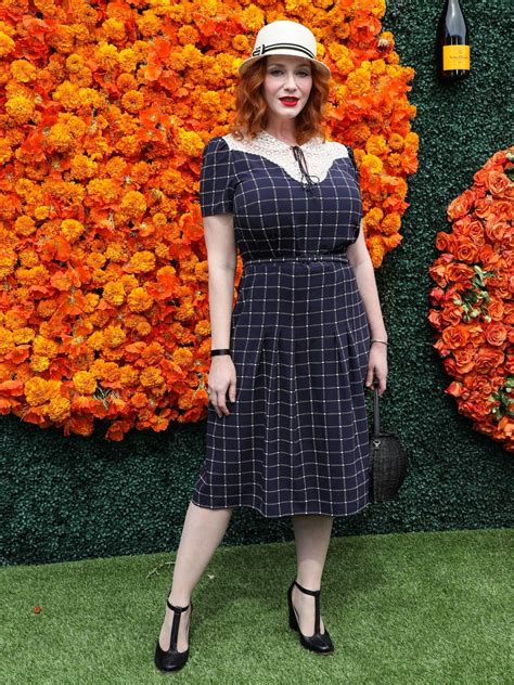 Christina Hendricks At Veuve Clicquot Polo Classic Los Angeles At Will