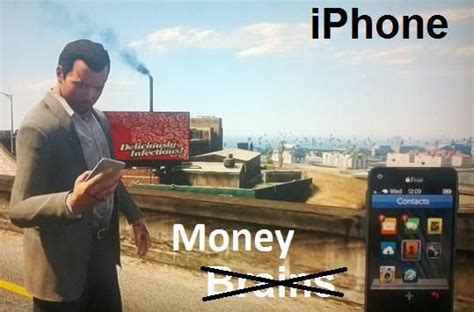 Iphone Android And Windows Phone Users As Portrayed By Gta V Cult Of Mac