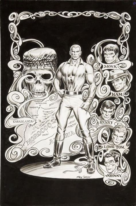 Marie Severin And Tony Dezuniga Doc Savage 4 Splash Page Original Art Marvel 1976 Comic