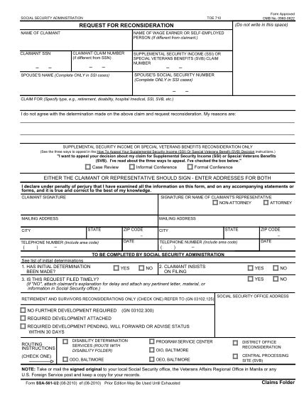 Ssa 561 Fill Out And Sign Printable Pdf Template Sign
