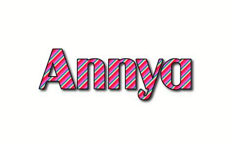Annya Logo Herramienta De Diseño De Nombres Gratis De Flaming Text