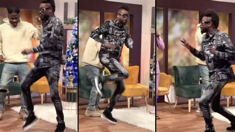 Beenie Mans Crazy Dance Moves With Stonebwoy During Interview With Tv3