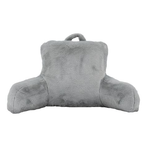 Gray faux fur body pillow cover. Mainstays Faux Fur Plush Backrest Pillow, Grey - Walmart ...