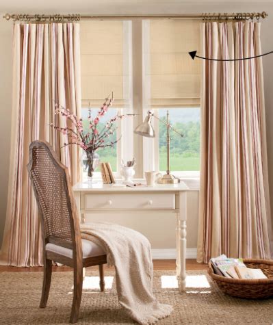 When you're layering different window treatments, it's best to choose a neutral color for your blinds. Layered curtains over roman shades | Home decor, Layered ...