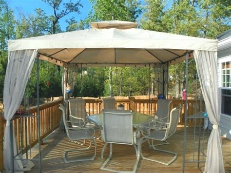 Comes in three colors and brings new life to your gazebo. 25 Best Collection of 10X10 Gazebo At Lowes