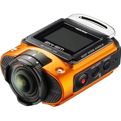 Ricoh Wg M2 Action Camera Kit Orange 03803 Bandh Photo Video