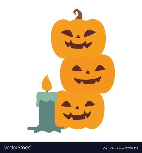 Trick Or Treat Happy Halloween Royalty Free Vector Image