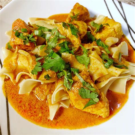 Egg Noodles In Chicken Curry Sauce R Recipes