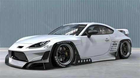 New Toyota Gr 86 Looks Insanely Cool With Rocket Bunny Widebody Kit