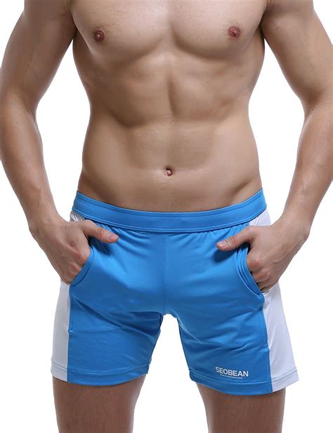 SEOBEAN Men S Sports Gym Training Fitness Short Pants L 31 33 2763
