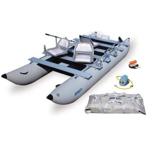 Two Large Inflatable Pontoons The Foldcat Features Super Bouyant 16