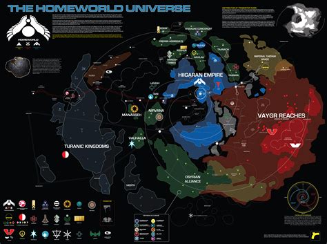 Map Of The Homeworld Universe By Norsehound On Deviantart