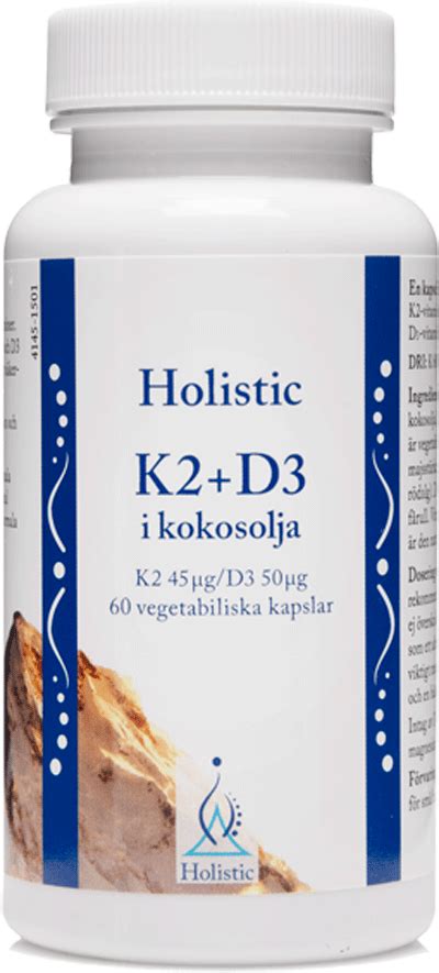 Rund um die uhr kostenlose ergebnisse für sie! Holistic K2+D3 i kokosolja (Witamina K2+D3 w organicznym ...