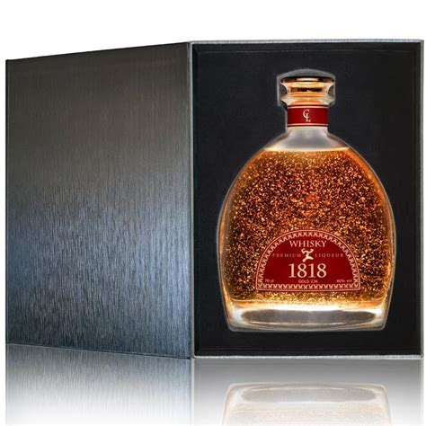 Whisky 1818 Premium Liqueur Gold 23k Conde Lumar