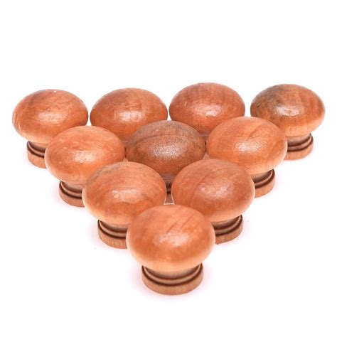 Rona carries the best cabinet handles to help you with your kitchen projects: Handles 2.5X2CM Natural Wooden Cabinet Drawer Wardrobe ...