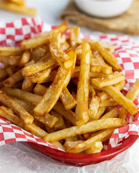 Homemade French Fries Baked Or Fried The Cozy Cook