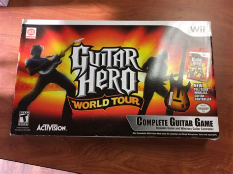 Nintendo Wii Guitar Hero World Tour Guitar Kit For Sale Online Ebay