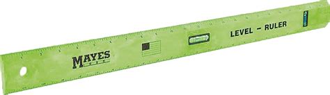 Buy Mayes Straight Edge Ruler With Level