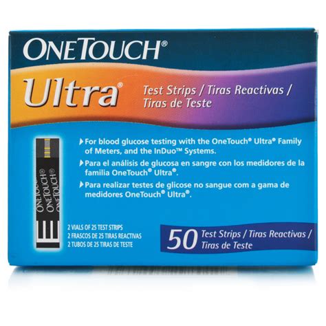 One Touch Ultra Test Strips 50 Strips Chemist Direct