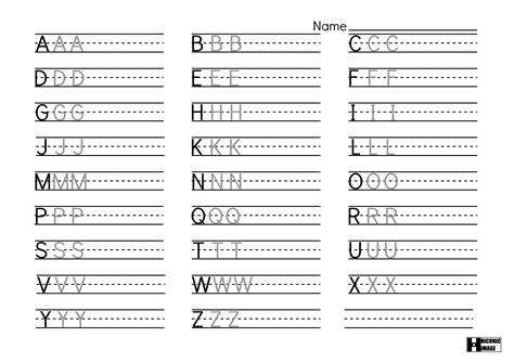 abc alphabet practice writing worksheet esl efl eigo