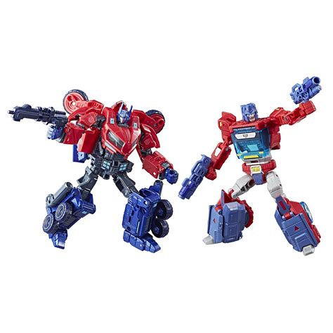 Hasbro Transformers Deluxe Class Optimus Prime Autobot Legacy 2 Pack