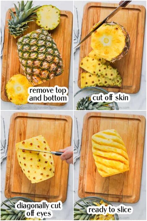 How To Cut A Pineapple Farjanas Kitchen