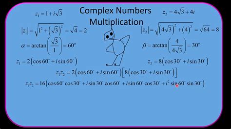 Complex Number Multiplication Trig Form Youtube