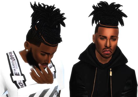 Braids With Beads For Men Xxblacksims Sims 4 Hair Male Sims 4 Porn