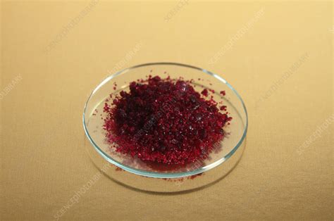 Cobaltii Chloride Hexahydrate Stock Image C0279274 Science