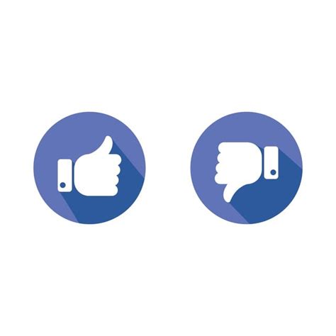 Thumbs Up And Thumbs Down Icon Like And Dislike Icons Set
