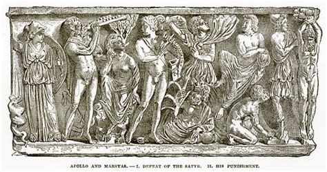 Apollo And Marsyas I Defeat Of The Satyr Ii His Stock Image