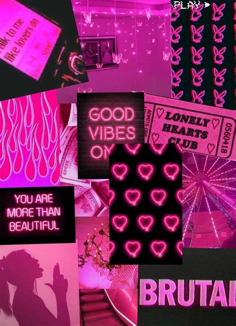 Download 88 Pink Background Aesthetic Neon Hd Terbaik Background Id