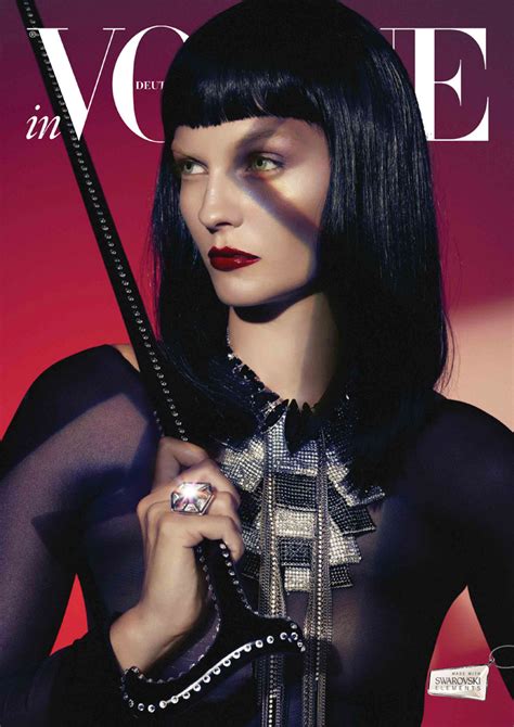 Karolin Wolter In Swarovski By Lado Alexi For Vogue Germany