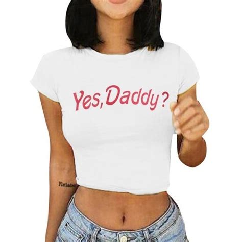 Yes Daddy T Shirt Cropped Top Belly Shirt Abdl Cgl Ddlg Playground