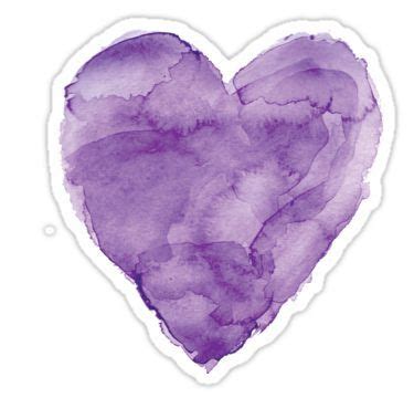 Purple Heart Sticker By Rhombuser Aesthetic Stickers Meme Stickers